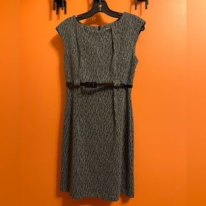 Dressbarn sleeveless empire waist dress with belt